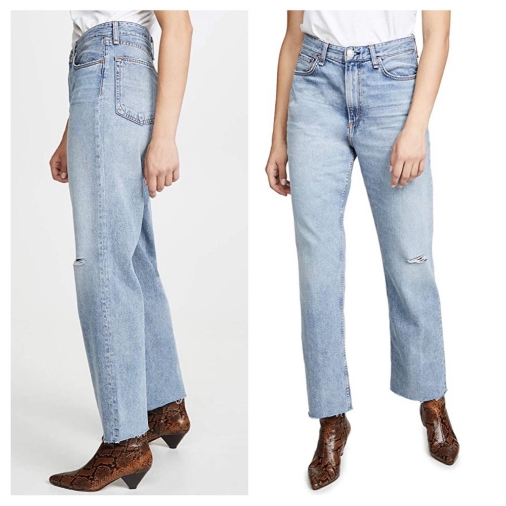 Rag & Bone Ruth Super High Rise Straight Jeans